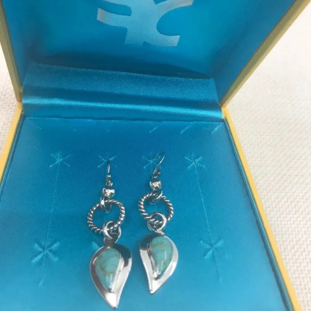 Elegant South West 925 Sterling Silver Earrings by RAFUL CANO MEXICO - Picture 5 of 15